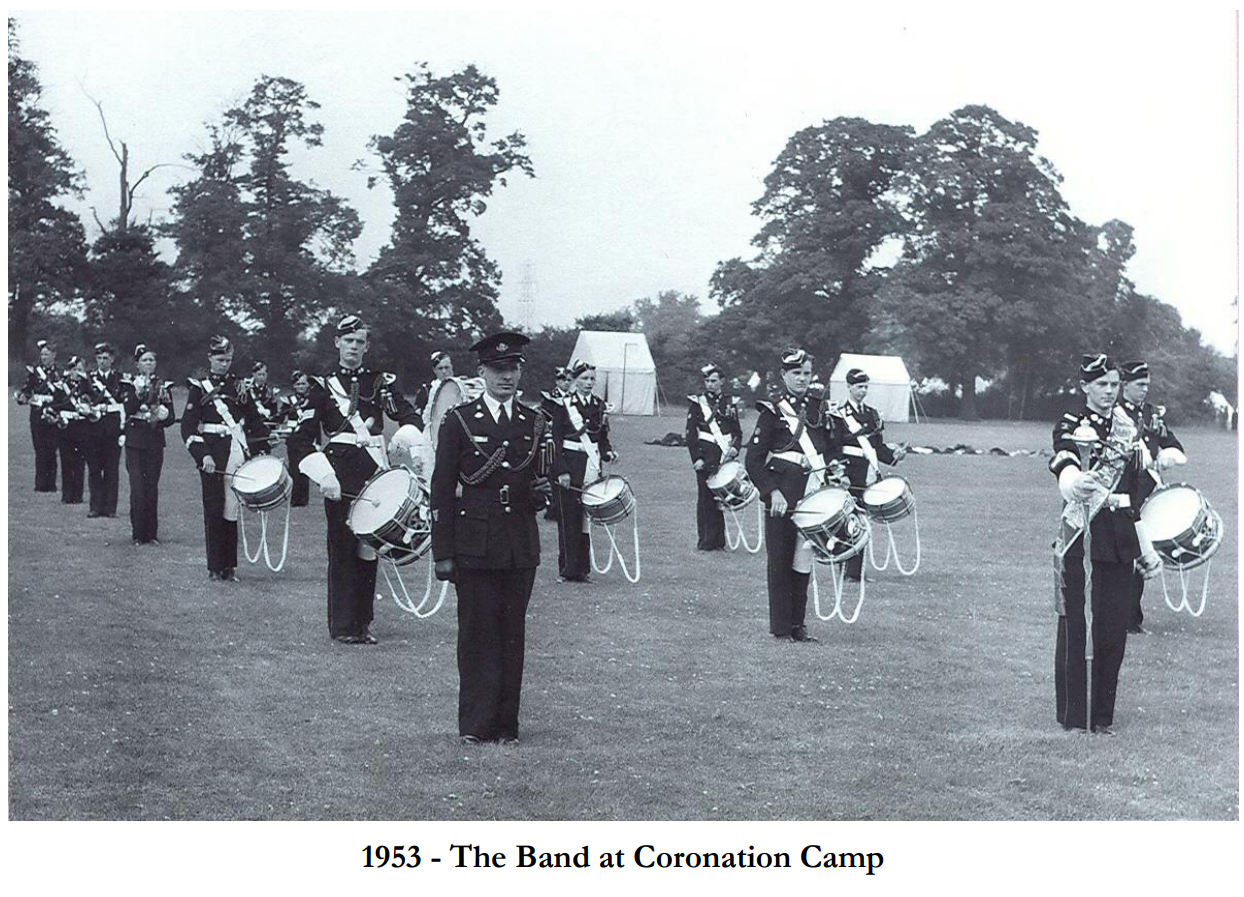 Band parade in the 1950s